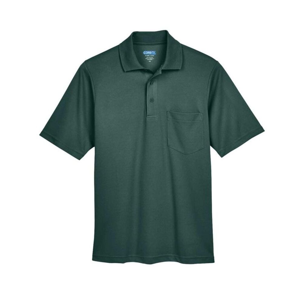 CORE365 Origin Performance Piqu Polo with Pocket / Forest